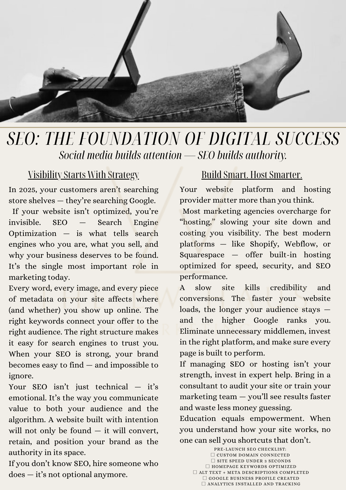 The Brand Blueprint™ Digital Download — by The LW Haus of Marketing (PDF)